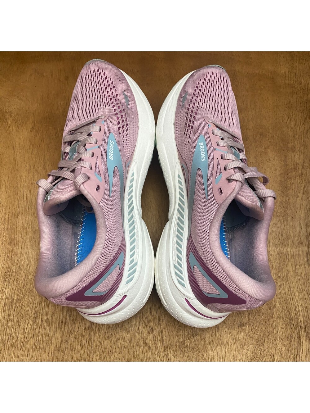 Brooks Adrenaline GTS 23 Running Shoes Women Sz 7.5 Pink 1203811B667 *No Insoles - Picture 4 of 15